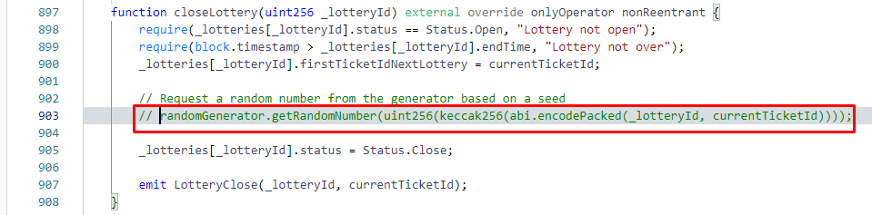 Editing the random number generator